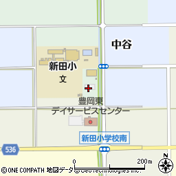 豊岡市立放課後児童クラブ新田放課後児童クラブ周辺の地図