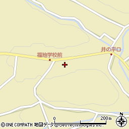 福地公民館周辺の地図