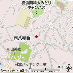 神奈川県横浜市緑区西八朔町763-13周辺の地図