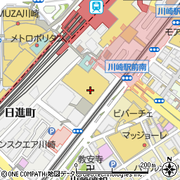 神奈川県川崎市川崎区日進町1-11周辺の地図