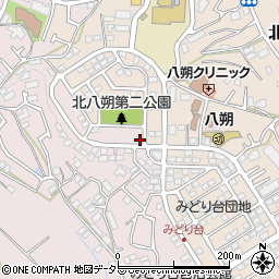 神奈川県横浜市緑区西八朔町37-3周辺の地図