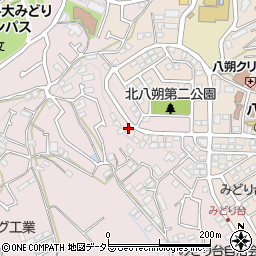 神奈川県横浜市緑区西八朔町37-103周辺の地図