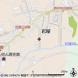 京都府与謝郡与謝野町岩屋245周辺の地図