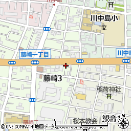 株式会社六郷タイヤ川崎周辺の地図