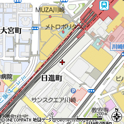 神奈川県川崎市川崎区日進町1-41周辺の地図