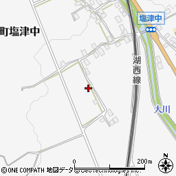 滋賀県長浜市西浅井町塩津中695周辺の地図