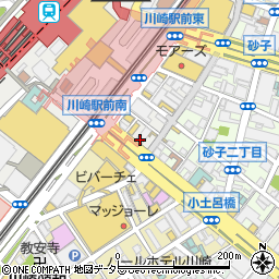 大衆酒場 ちばチャン 川崎駅前店周辺の地図