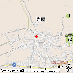 京都府与謝郡与謝野町岩屋538周辺の地図
