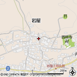 京都府与謝郡与謝野町岩屋522周辺の地図