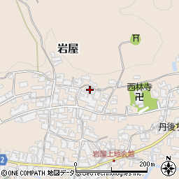 京都府与謝郡与謝野町岩屋518周辺の地図