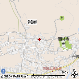 京都府与謝郡与謝野町岩屋519周辺の地図