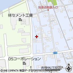 鳥取県境港市外江町3697-8周辺の地図