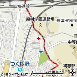 東京都町田市つくし野4丁目7-34周辺の地図