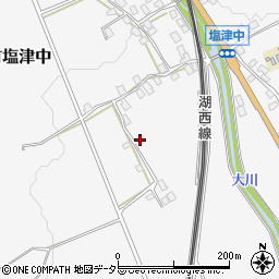 滋賀県長浜市西浅井町塩津中376周辺の地図