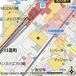 セリア川崎ルフロン店周辺の地図