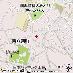 神奈川県横浜市緑区西八朔町763周辺の地図
