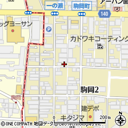 コーポタケダ２周辺の地図