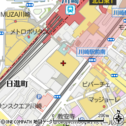 ヨドバシカメラマルチメディア川崎ルフロン周辺の地図