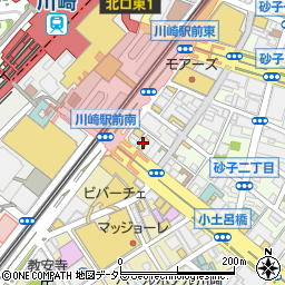 完全個室 Meat Zone -ミートゾーン- 川崎店周辺の地図