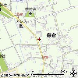 岐阜県山県市藤倉427周辺の地図