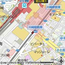 セブンイレブン川崎駅前南店周辺の地図