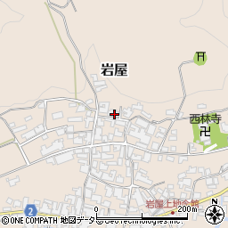 京都府与謝郡与謝野町岩屋523周辺の地図