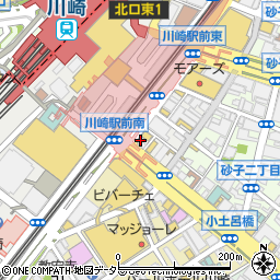 磯丸水産 川崎駅前店周辺の地図