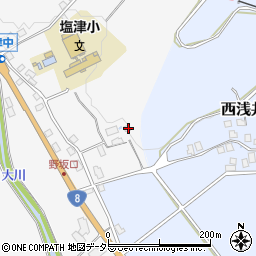 滋賀県長浜市西浅井町塩津中5周辺の地図