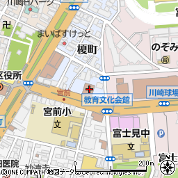 東京国税局　川崎南税務署周辺の地図