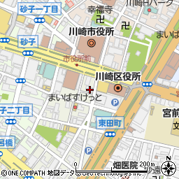 満うま 川崎本店周辺の地図