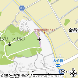 千葉県大網白里市大竹271周辺の地図