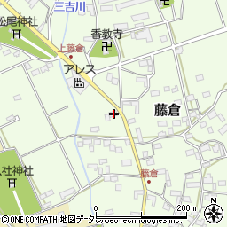 岐阜県山県市藤倉617-1周辺の地図