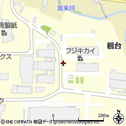 岐阜県美濃市楓台周辺の地図