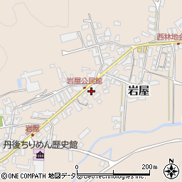 京都府与謝郡与謝野町岩屋250周辺の地図