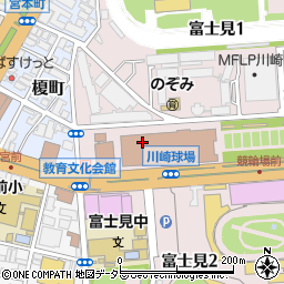 カルッツかわさき（川崎市スポーツ・文化総合センター）ホール周辺の地図