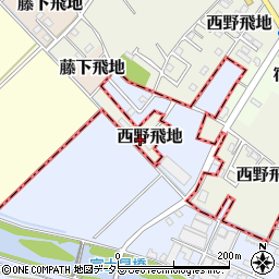 千葉県東金市西野飛地1655周辺の地図