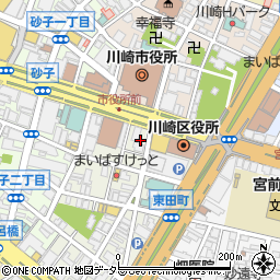 萬福大飯店 川崎店周辺の地図