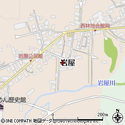 京都府与謝郡与謝野町岩屋118周辺の地図