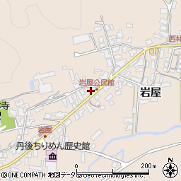 京都府与謝郡与謝野町岩屋251周辺の地図