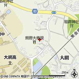 千葉県大網白里市大網556周辺の地図