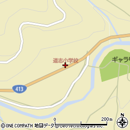 道志小学校周辺の地図