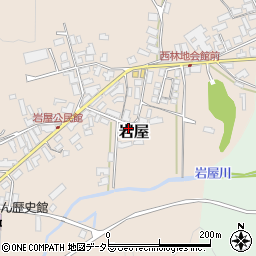 京都府与謝郡与謝野町岩屋119周辺の地図