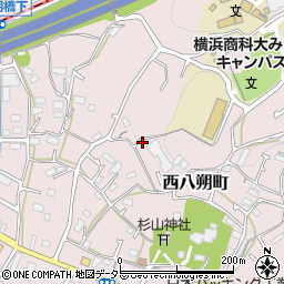 神奈川県横浜市緑区西八朔町751周辺の地図