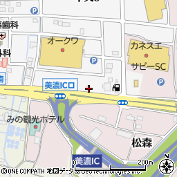 岐阜県美濃市中央10丁目7周辺の地図