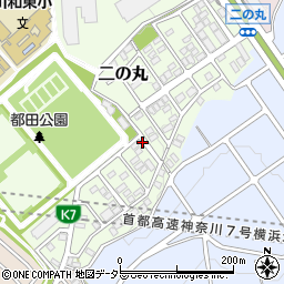 神奈川県横浜市都筑区二の丸周辺の地図