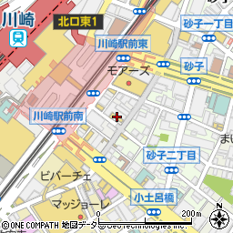 ピカソ川崎銀柳街店周辺の地図