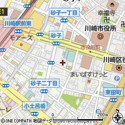 爽健川崎店周辺の地図