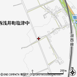 滋賀県長浜市西浅井町塩津中596周辺の地図