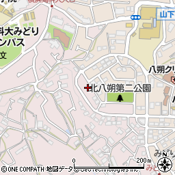 神奈川県横浜市緑区西八朔町37-30周辺の地図