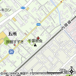千葉県市原市五所1551周辺の地図